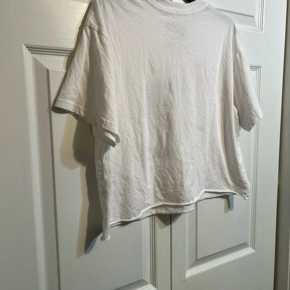 Cheetos Flamin' Hot Boxy Cropped White Graphic T-Shirt Size XXL Juniors - Picture 7 of 8
